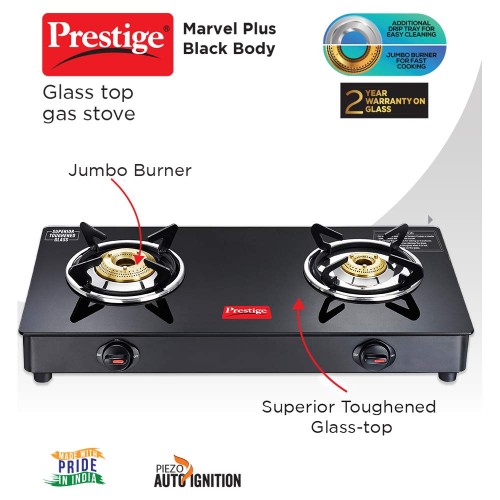 Prestige double burner gas cheap stove